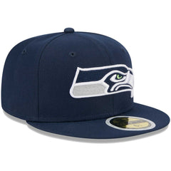 Seattle Seahawks New Era Youth Main 59FIFTY Fitted Hat - College Navy online