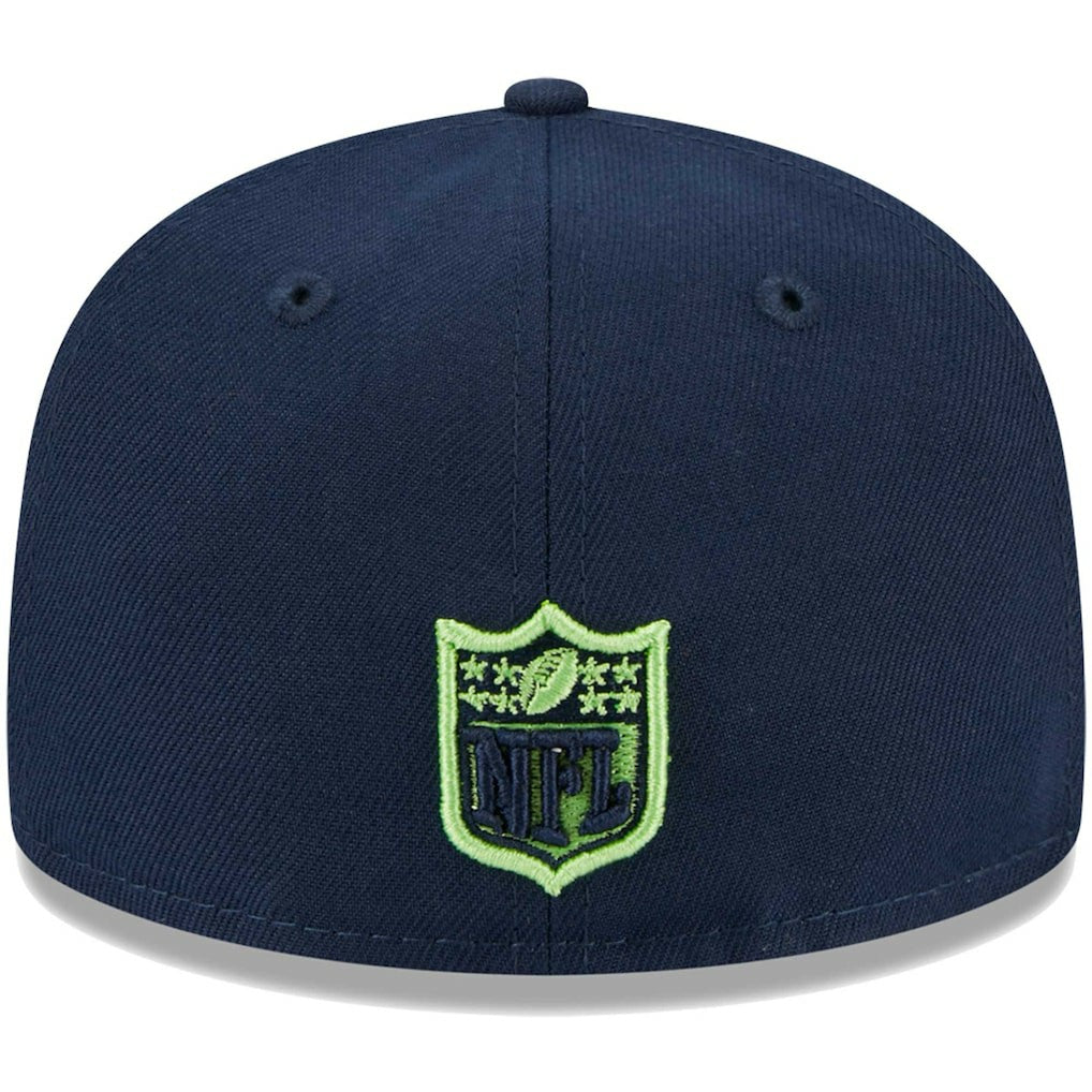 Seattle Seahawks New Era Youth Main 59FIFTY Fitted Hat - College Navy online
