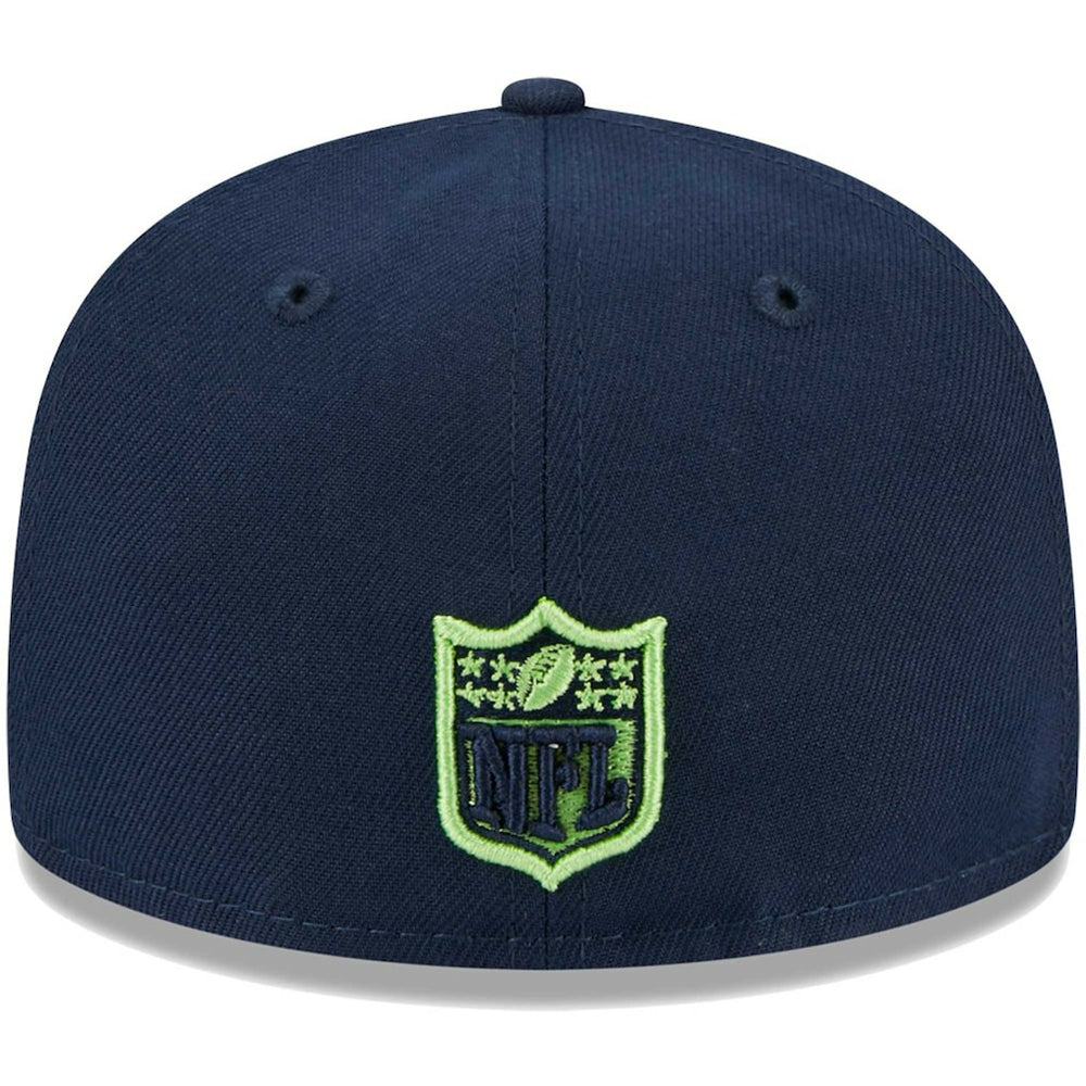 Seattle Seahawks New Era Youth Main 59FIFTY Fitted Hat - College Navy online