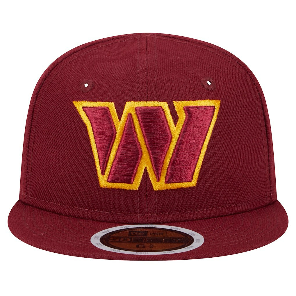 Washington Commanders New Era Main 59FIFTY Fitted Hat - Burgundy on sale