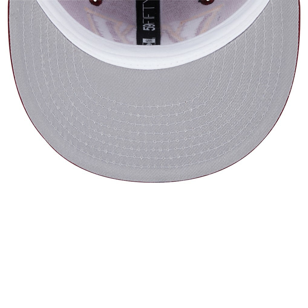 Washington Commanders New Era Main 59FIFTY Fitted Hat - Burgundy on sale