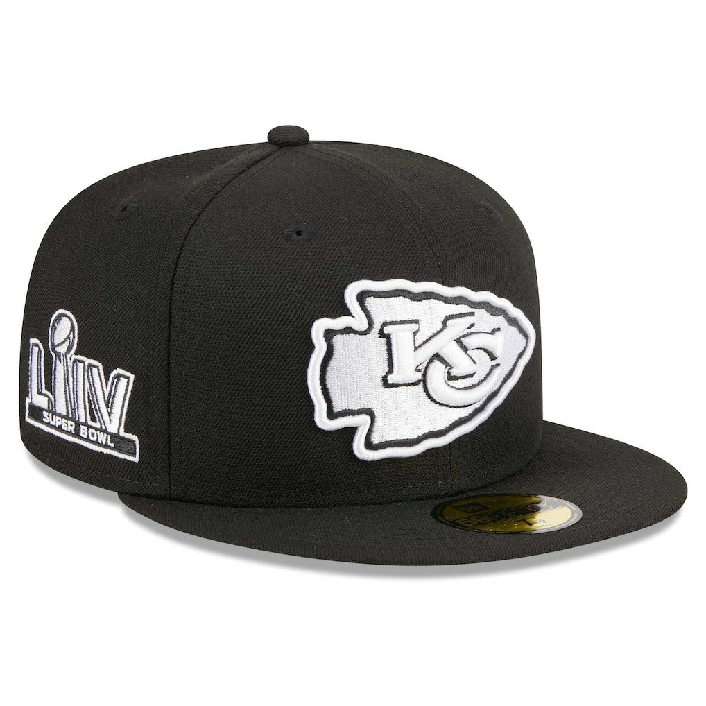 Kansas City Chiefs New Era Main Patch 59FIFTY Fitted Hat - Black online