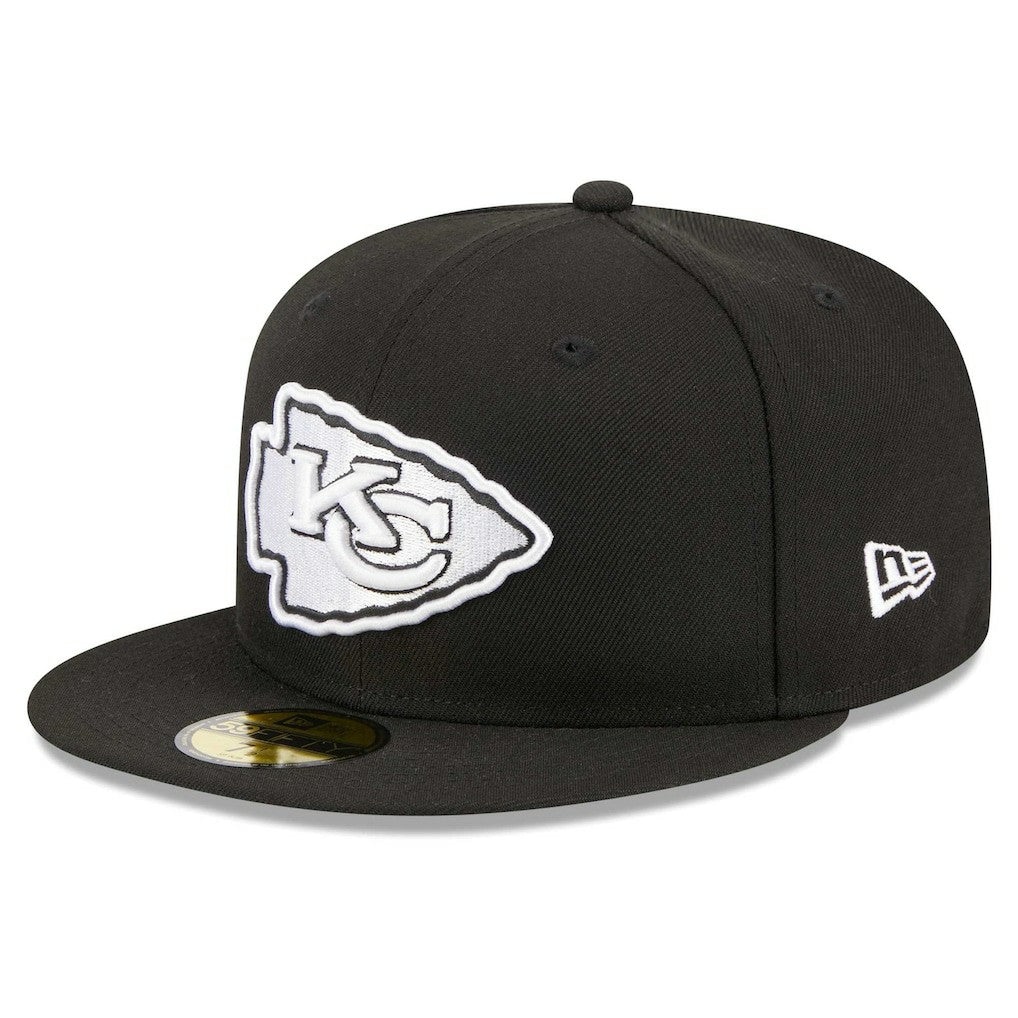 Kansas City Chiefs New Era Main Patch 59FIFTY Fitted Hat - Black online