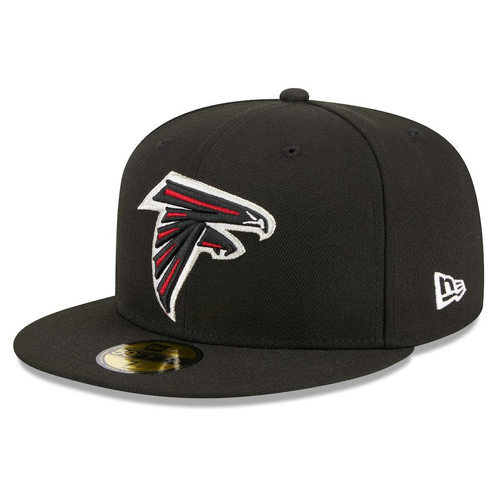 Atlanta Falcons New Era Main Patch 59FIFTY Fitted Hat - Black discount