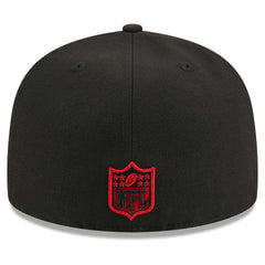 Atlanta Falcons New Era Main Patch 59FIFTY Fitted Hat - Black discount