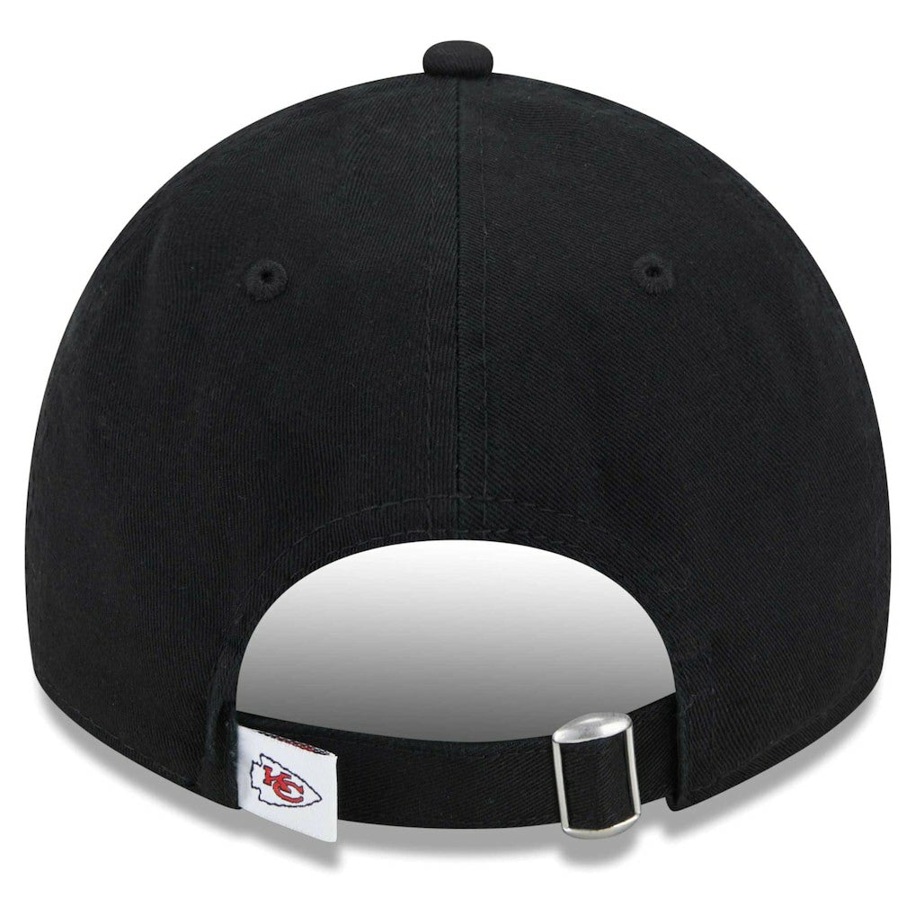 Kansas City Chiefs New Era Women's Main Core Classic 2.0 9TWENTY Adjustable Hat - Black for sale