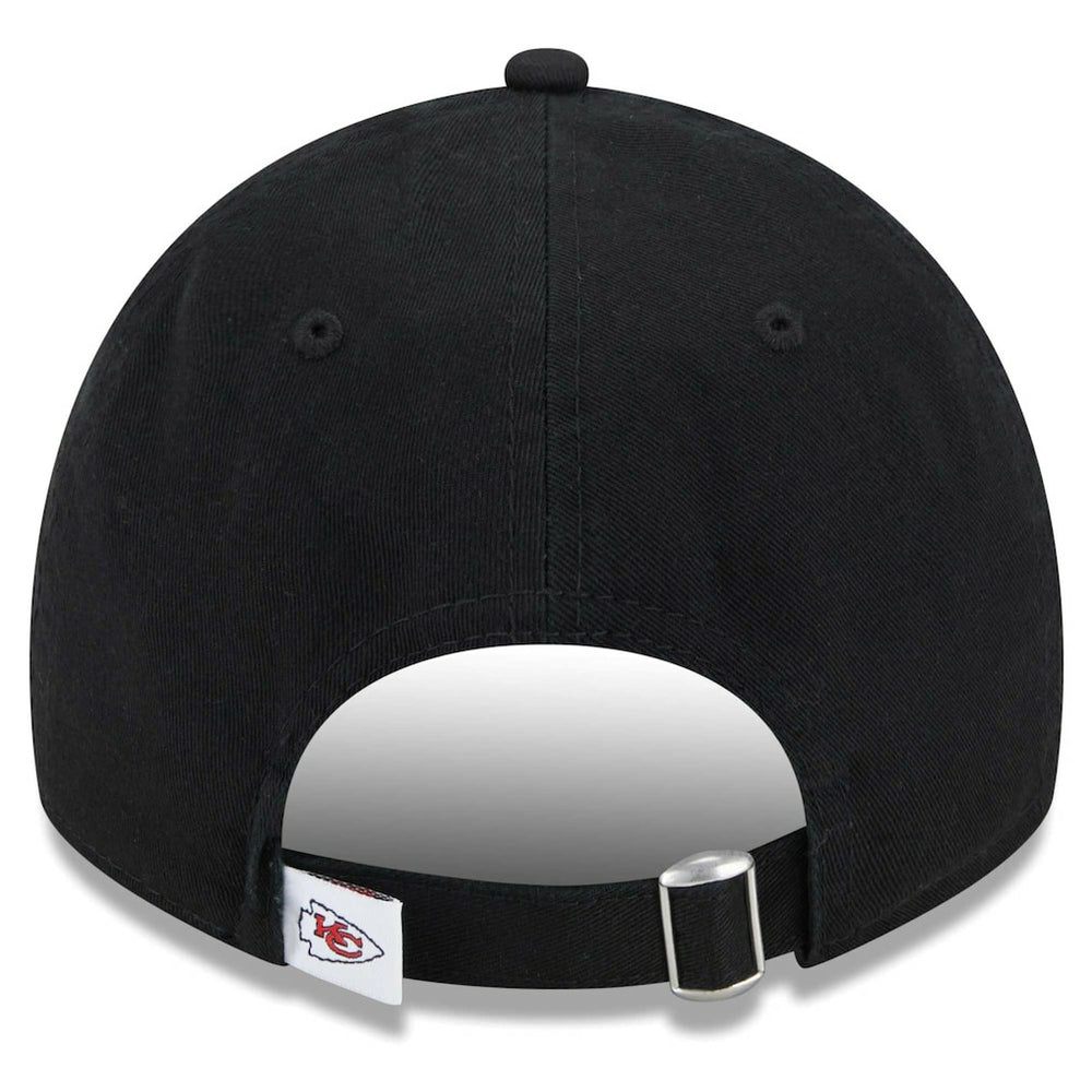 Kansas City Chiefs New Era Women's Main Core Classic 2.0 9TWENTY Adjustable Hat - Black for sale