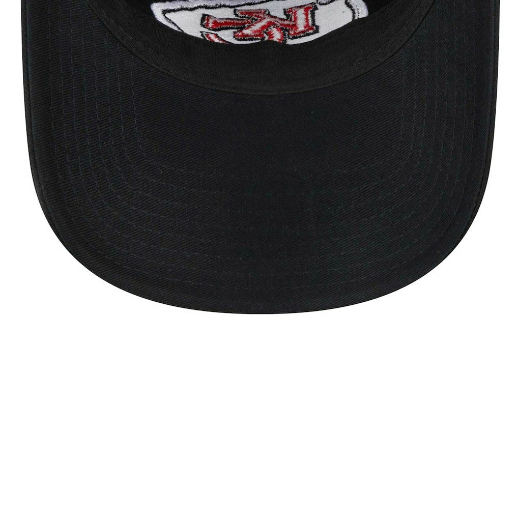 Kansas City Chiefs New Era Women's Main Core Classic 2.0 9TWENTY Adjustable Hat - Black for sale