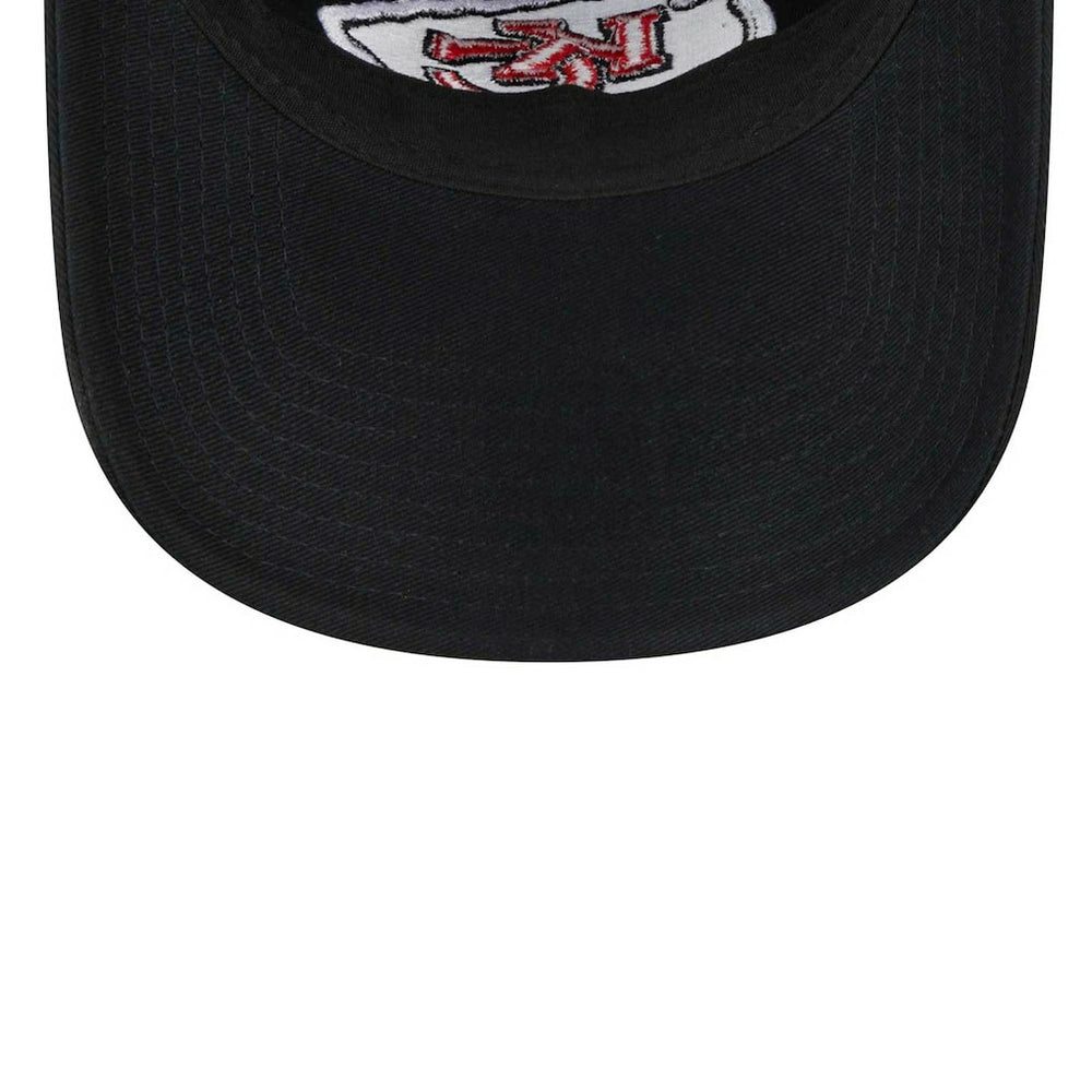 Kansas City Chiefs New Era Women's Main Core Classic 2.0 9TWENTY Adjustable Hat - Black for sale
