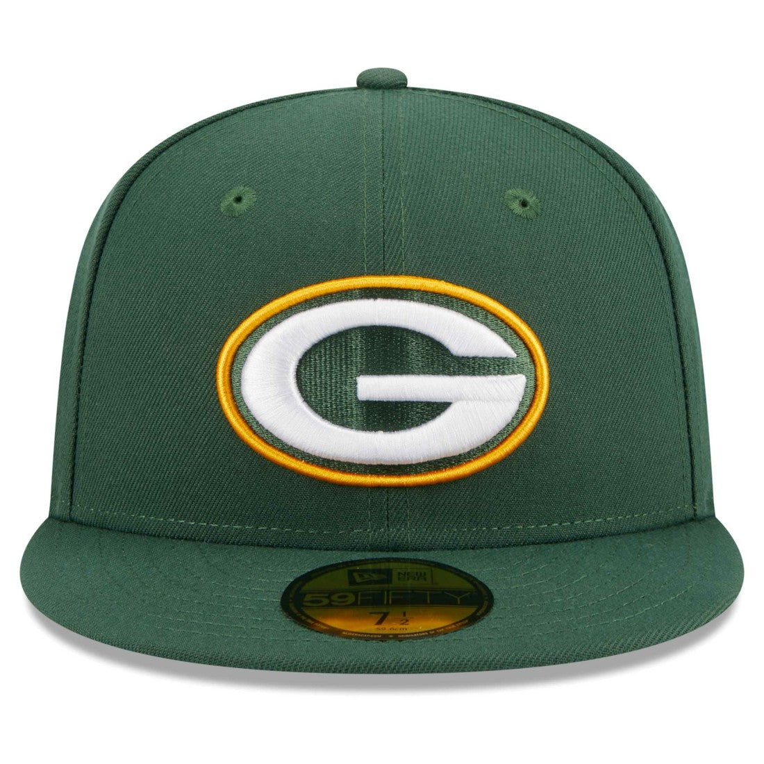 Green Bay Packers New Era Main Patch 59FIFTY Fitted Hat - Green online