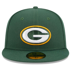 Green Bay Packers New Era Main Patch 59FIFTY Fitted Hat - Green online