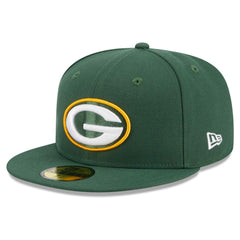 Green Bay Packers New Era Main Patch 59FIFTY Fitted Hat - Green online