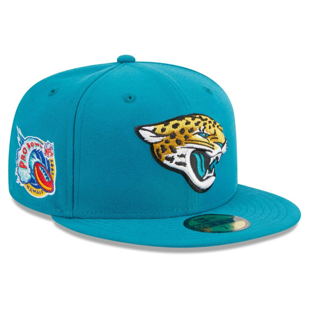 Jacksonville Jaguars New Era Main Patch 59FIFTY Fitted Hat - Teal discount