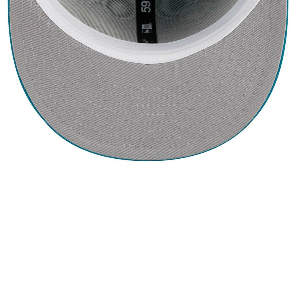 Jacksonville Jaguars New Era Main Patch 59FIFTY Fitted Hat - Teal discount