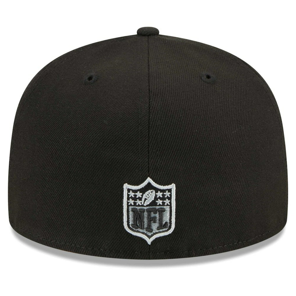 Las Vegas Raiders New Era Main Patch 59FIFTY Fitted Hat - Black discount