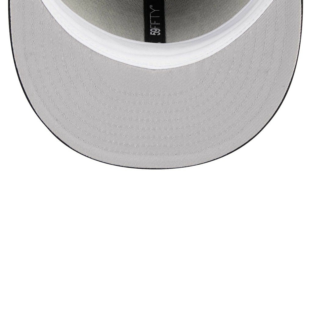 Las Vegas Raiders New Era Main Patch 59FIFTY Fitted Hat - Black discount