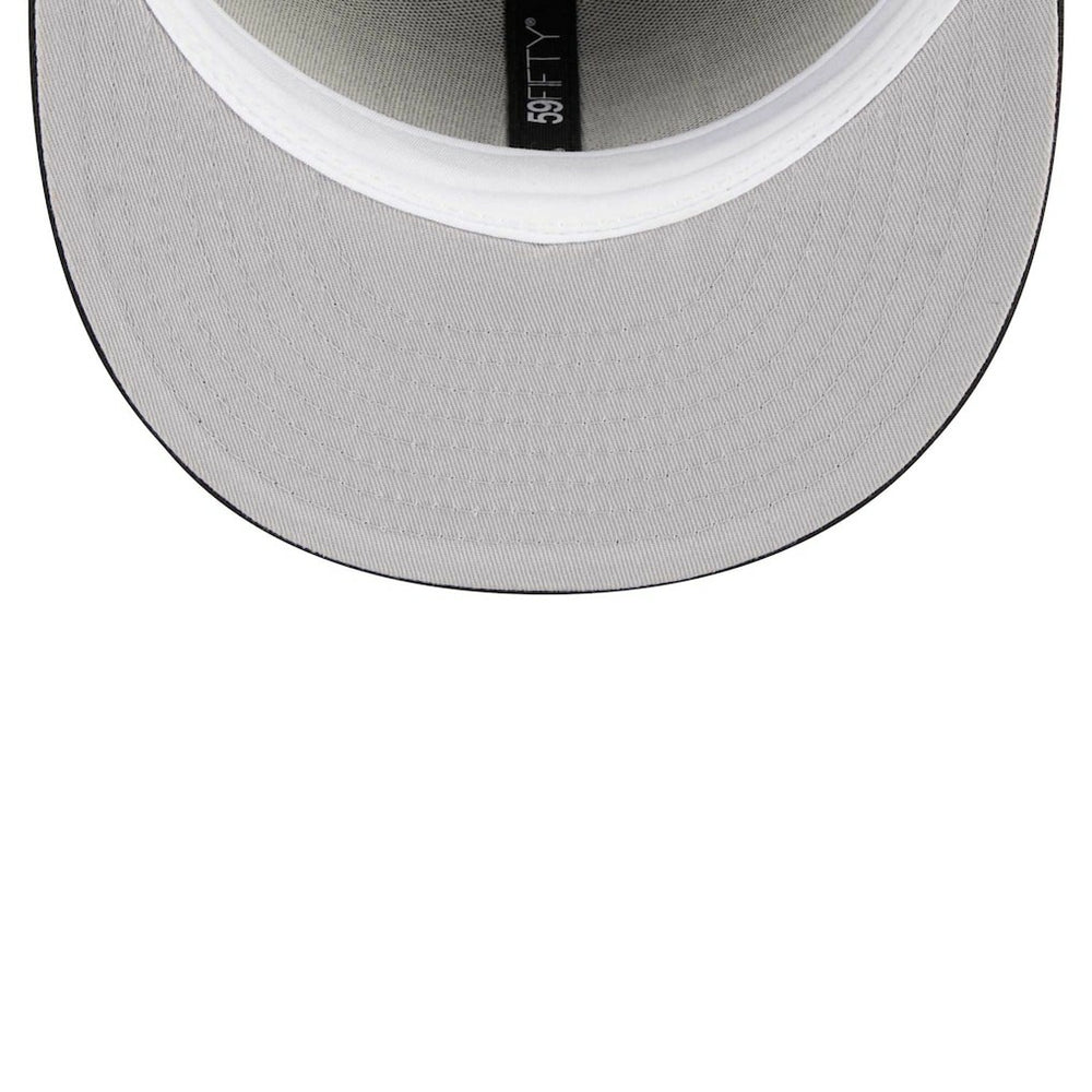 Las Vegas Raiders New Era Main Patch 59FIFTY Fitted Hat - Black discount