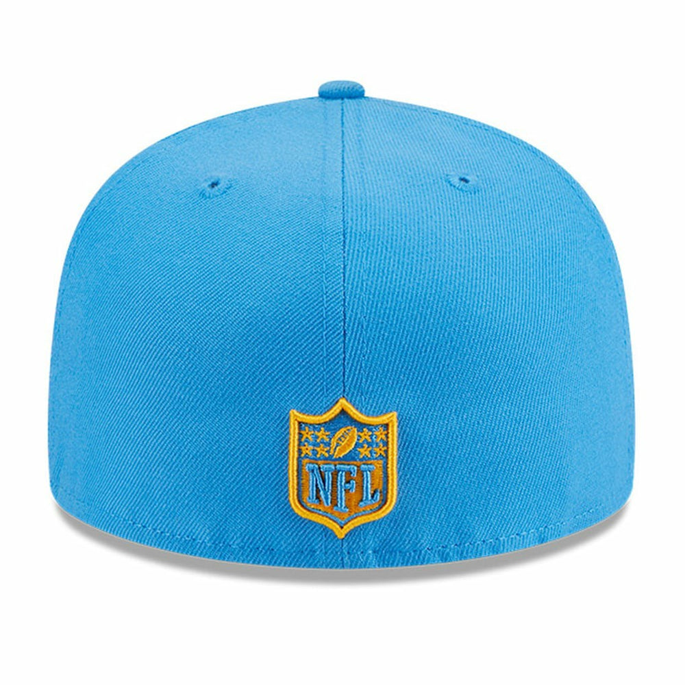 Los Angeles Chargers New Era Main Patch 59FIFTY Fitted Hat - Powder Blue cheap