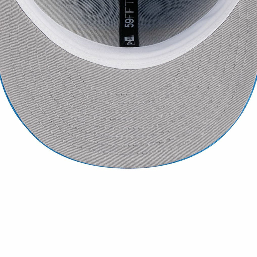 Los Angeles Chargers New Era Main Patch 59FIFTY Fitted Hat - Powder Blue cheap
