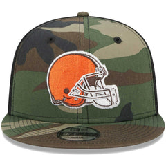 Cleveland Browns New Era Youth Main Trucker 9FIFTY Snapback Hat - Camo discount