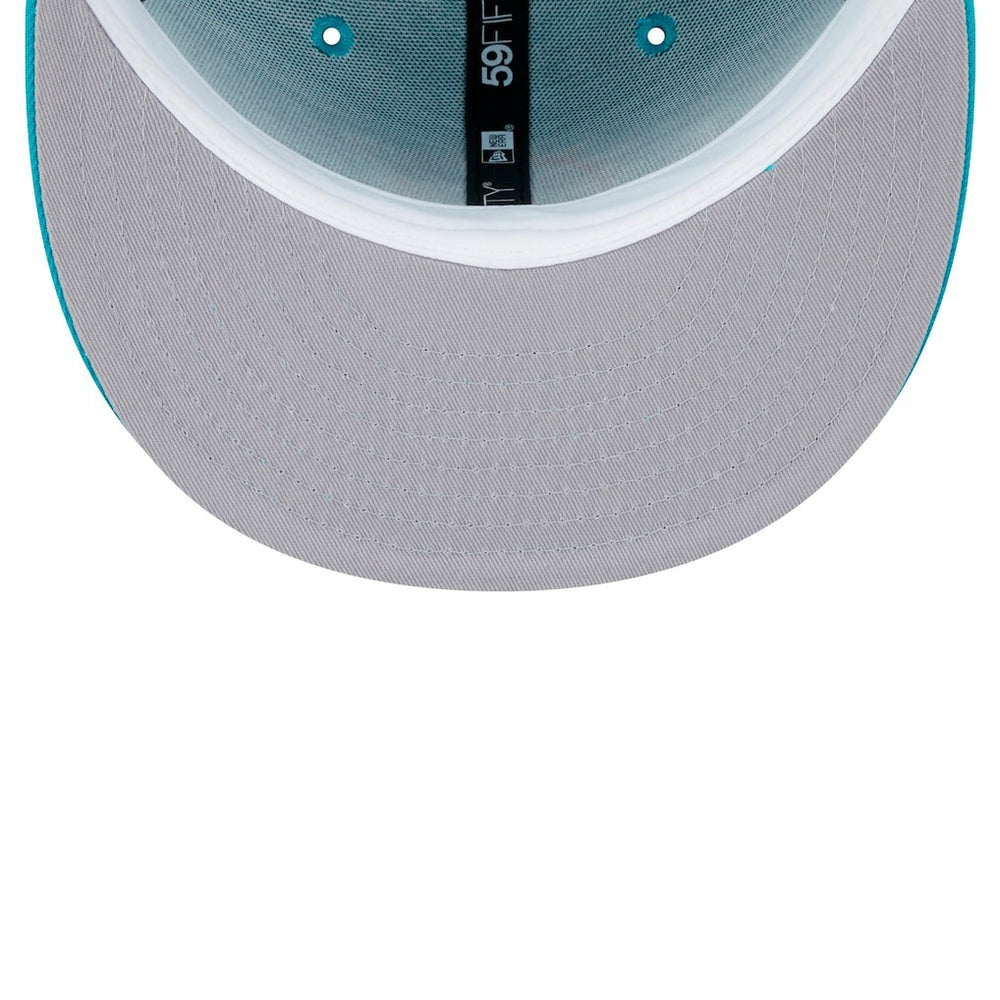 Miami Dolphins New Era Main Patch 59FIFTY Fitted Hat - Aqua outlet