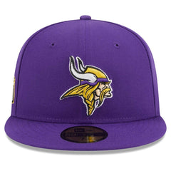 Minnesota Vikings New Era Main Patch 59FIFTY Fitted Hat - Purple for sale