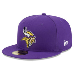 Minnesota Vikings New Era Main Patch 59FIFTY Fitted Hat - Purple for sale
