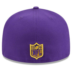 Minnesota Vikings New Era Main Patch 59FIFTY Fitted Hat - Purple for sale