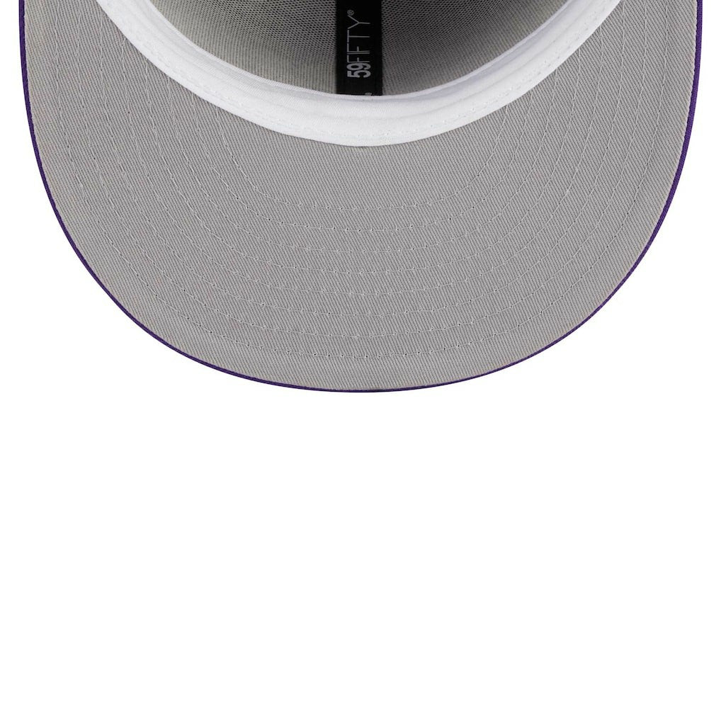 Minnesota Vikings New Era Main Patch 59FIFTY Fitted Hat - Purple for sale