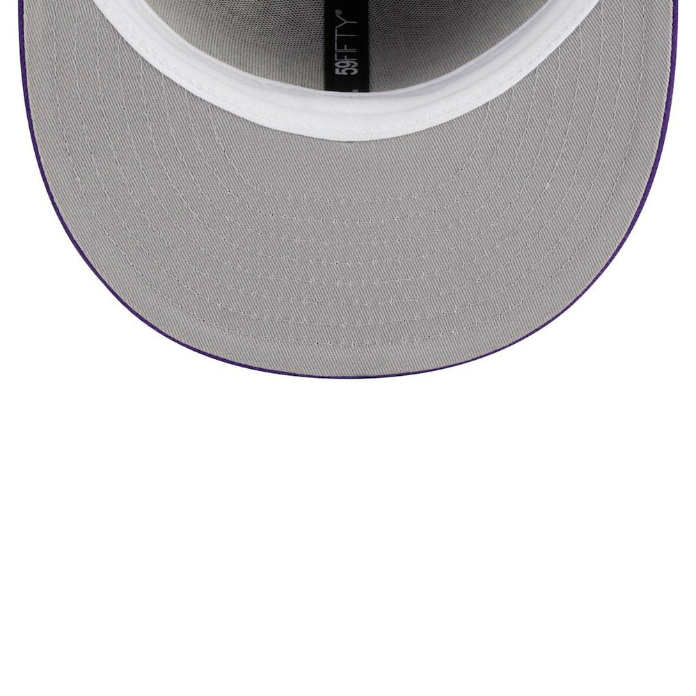 Minnesota Vikings New Era Main Patch 59FIFTY Fitted Hat - Purple for sale