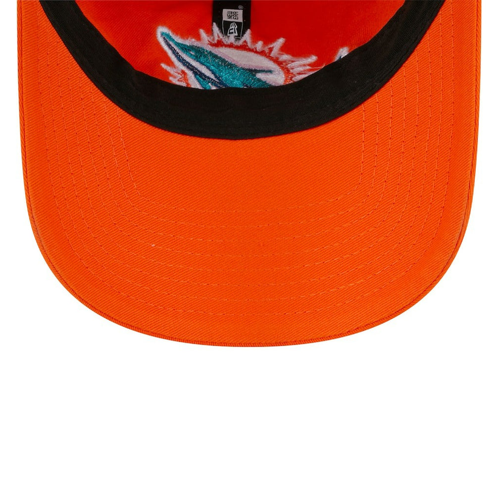 Miami Dolphins New Era Women's Main Core Classic 2.0 9TWENTY Adjustable Hat - Orange on sale