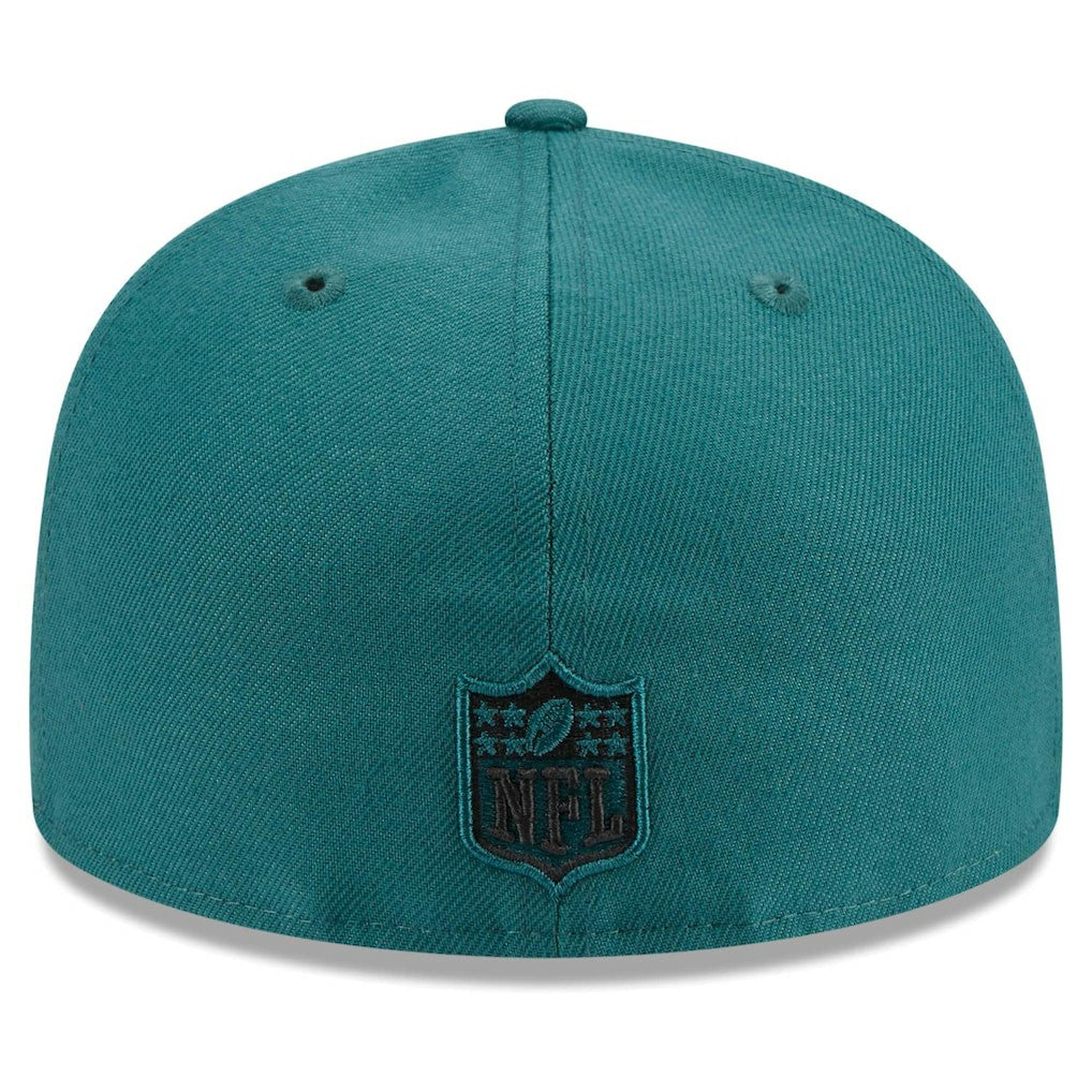 Philadelphia Eagles New Era Main Patch 59FIFTY Fitted Hat - Midnight Green on sale