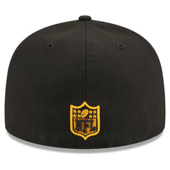 Pittsburgh Steelers New Era Main Patch 59FIFTY Fitted Hat - Black on sale