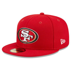 San Francisco 49ers New Era Main Patch 59FIFTY Fitted Hat - Scarlet online