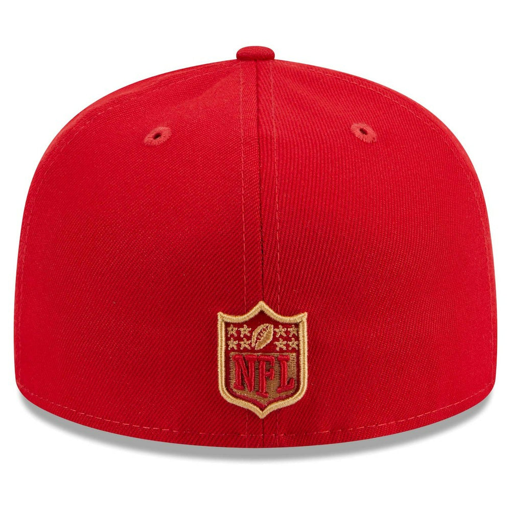 San Francisco 49ers New Era Main Patch 59FIFTY Fitted Hat - Scarlet online