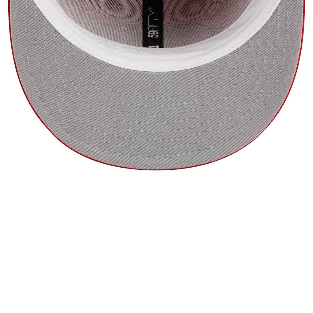 San Francisco 49ers New Era Main Patch 59FIFTY Fitted Hat - Scarlet online