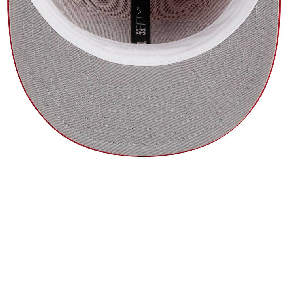 San Francisco 49ers New Era Main Patch 59FIFTY Fitted Hat - Scarlet online