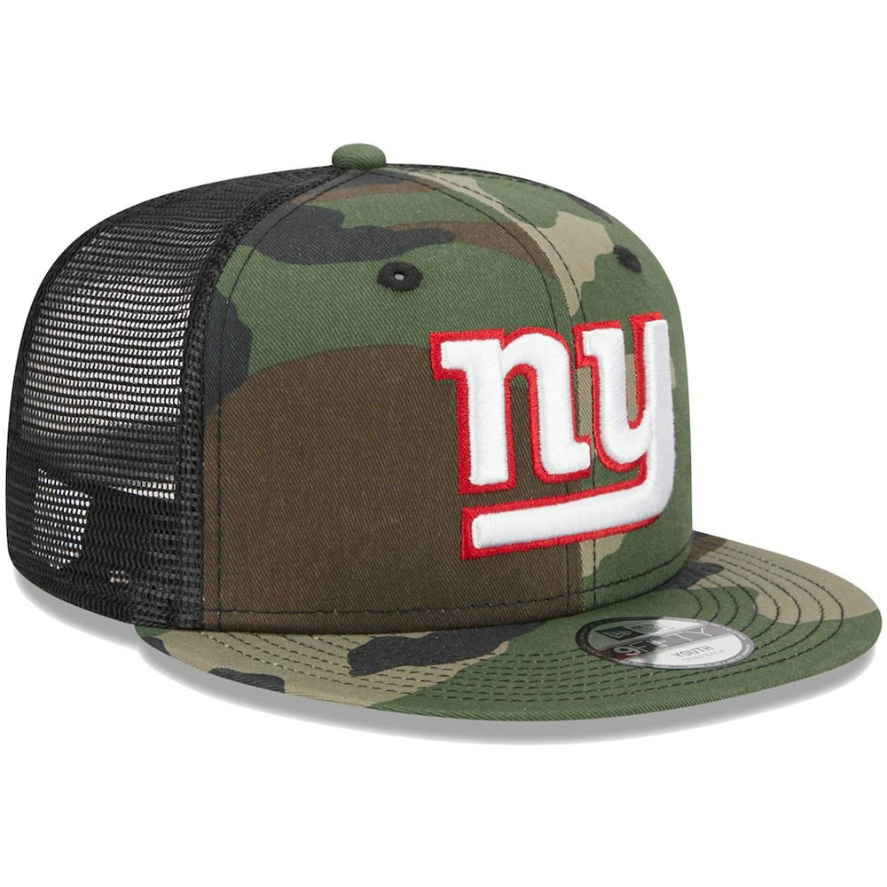 New York Giants New Era Youth Main Trucker 9FIFTY Snapback Hat - Camo on sale