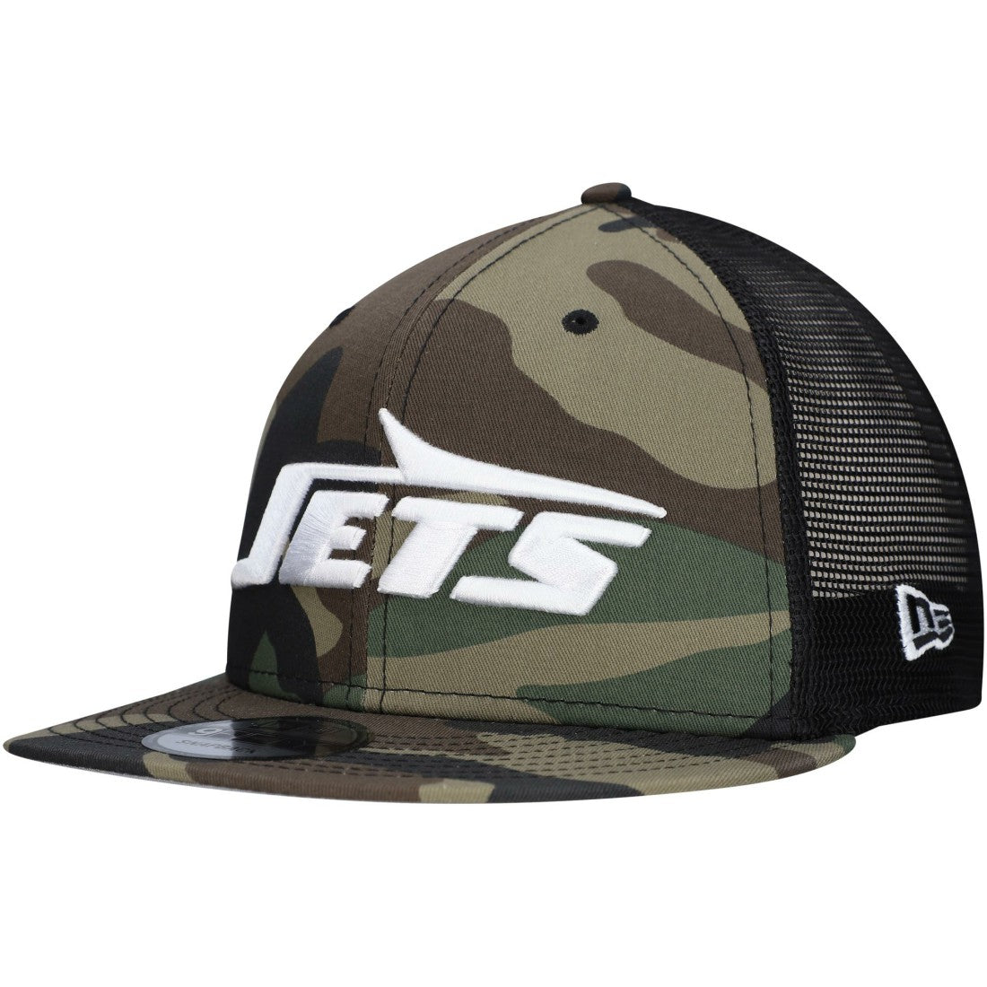New York Jets New Era Youth Main Trucker 9FIFTY Snapback Hat - Camo outlet