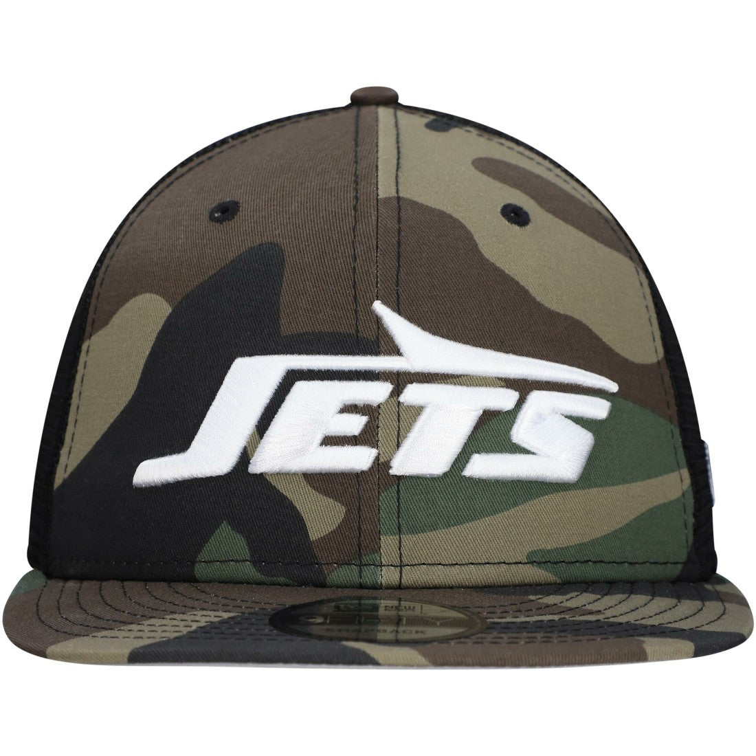 New York Jets New Era Youth Main Trucker 9FIFTY Snapback Hat - Camo outlet