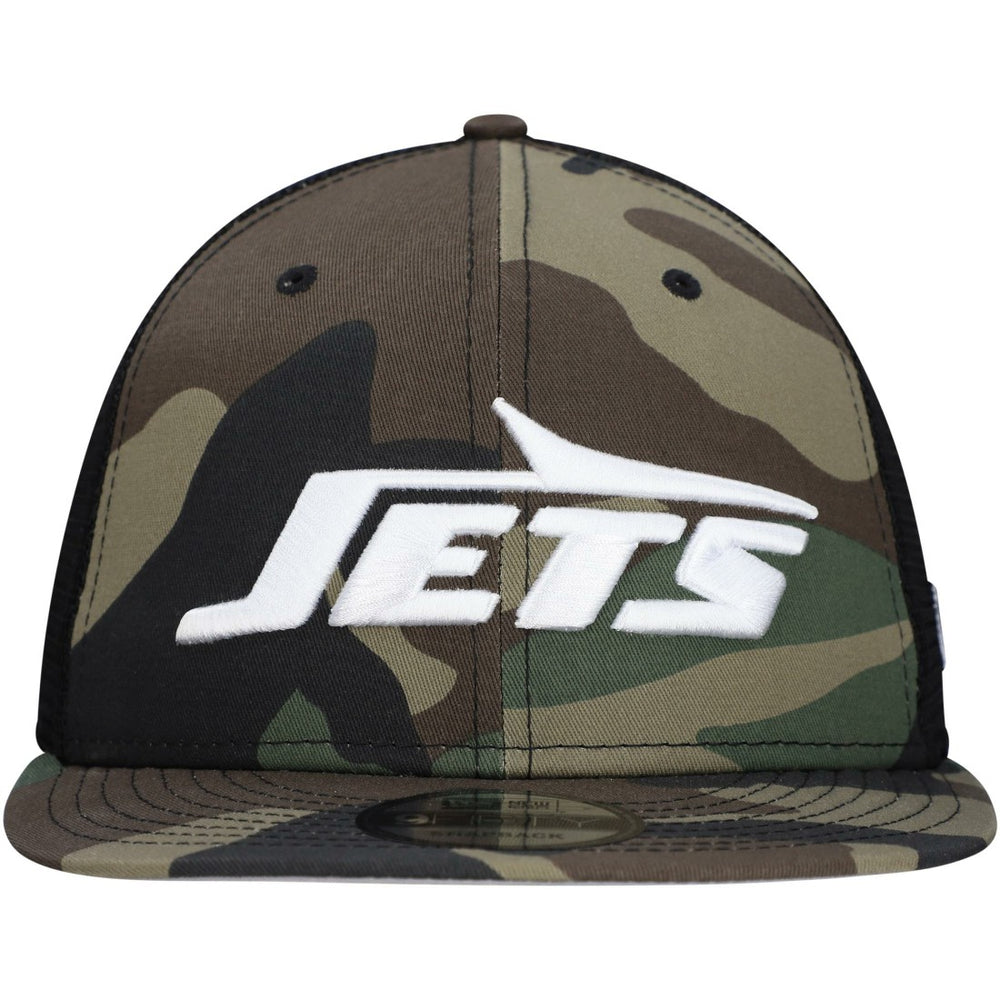 New York Jets New Era Youth Main Trucker 9FIFTY Snapback Hat - Camo outlet