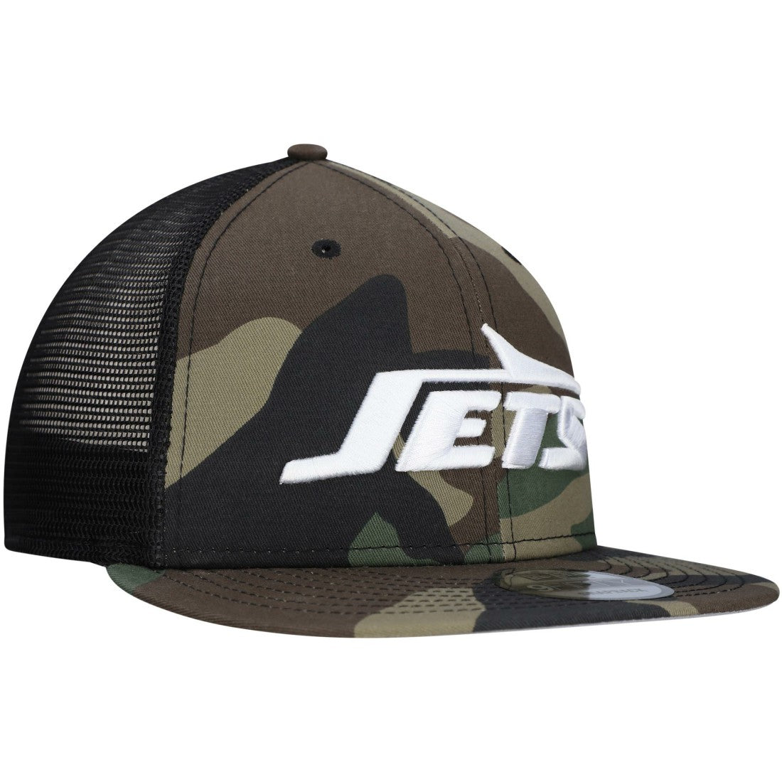 New York Jets New Era Youth Main Trucker 9FIFTY Snapback Hat - Camo outlet