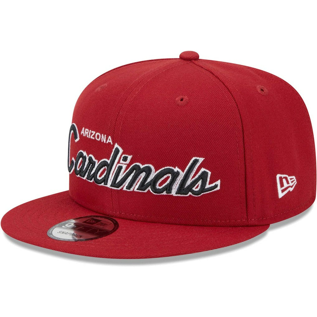 Arizona Cardinals New Era Main Script 9FIFTY Snapback Hat - Cardinal discount