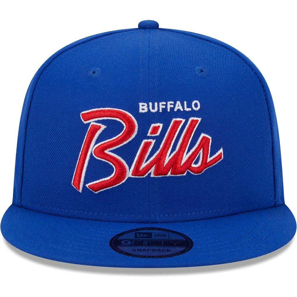 Buffalo Bills New Era Main Script 9FIFTY Snapback Hat - Royal for sale