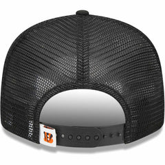 Cincinnati Bengals New Era Youth Main Trucker 9FIFTY Snapback Hat - Black sale