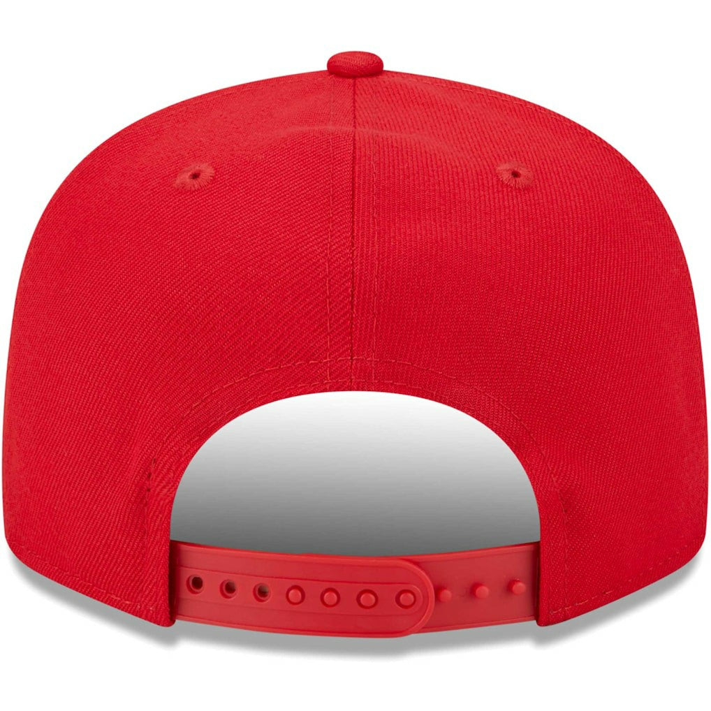 Kansas City Chiefs New Era Main Script 9FIFTY Snapback Hat - Red discount