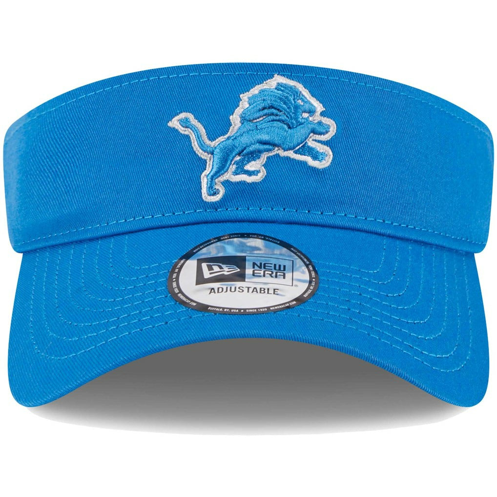 Detroit Lions New Era Main Adjustable Visor - Blue for sale