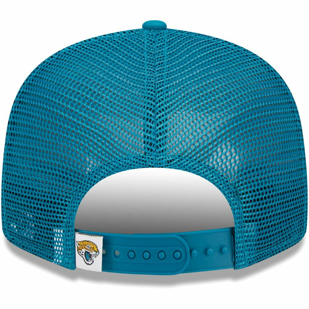 Jacksonville Jaguars New Era Youth Main Trucker 9FIFTY Snapback Hat - Teal online