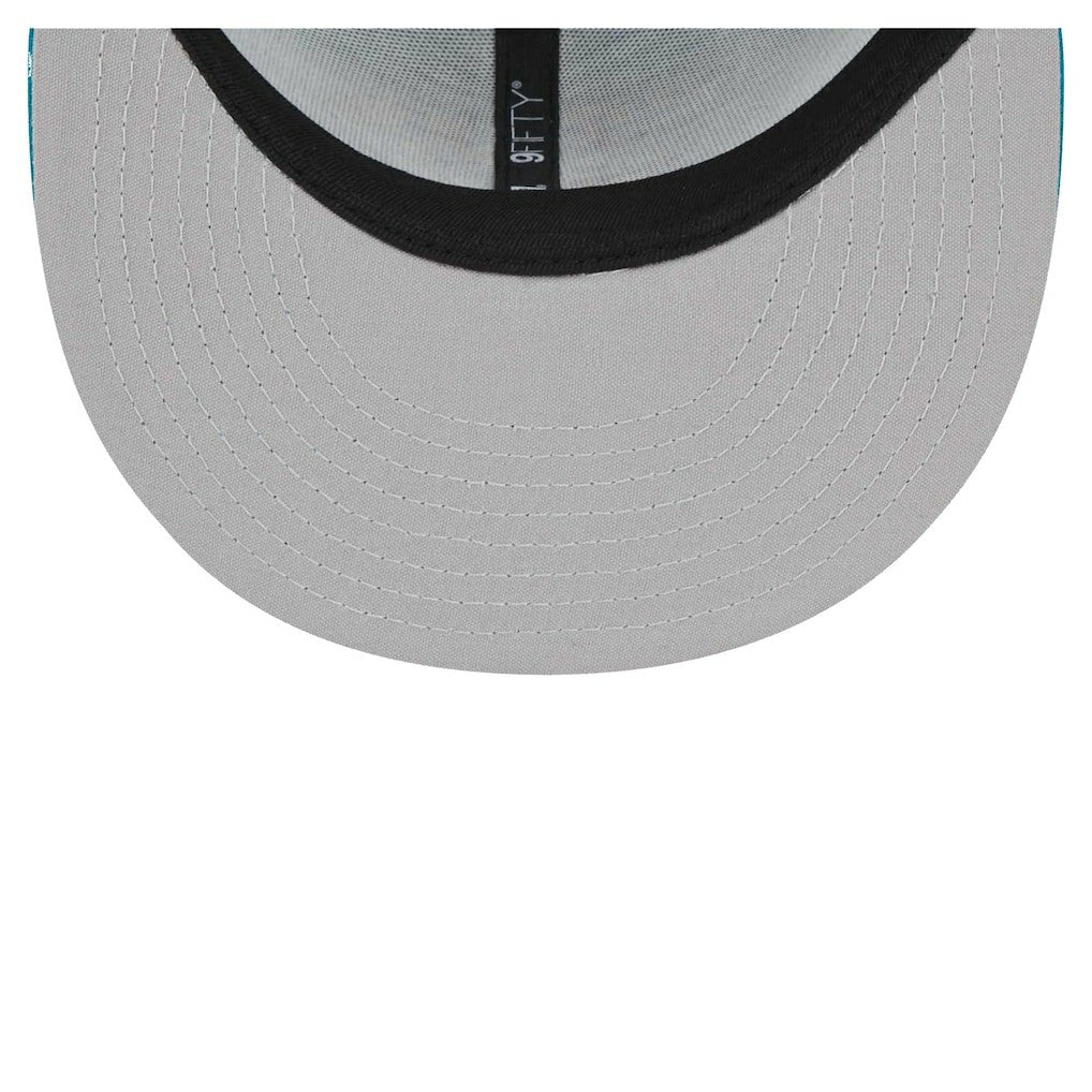Jacksonville Jaguars New Era Youth Main Trucker 9FIFTY Snapback Hat - Teal online