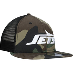 New York Jets New Era Main Trucker 9FIFTY Snapback Hat - Camo sale